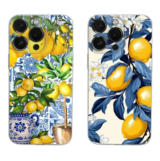 Lemon Art iPhone Case – Clear Soft Cover