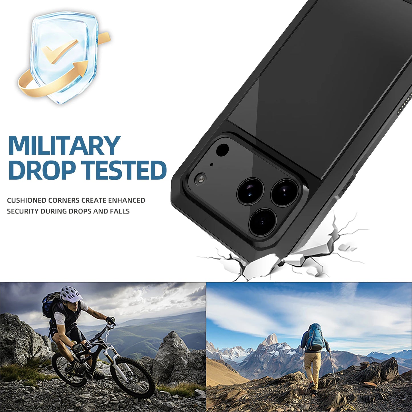 Metal Armor iPhone 17 Pro Max Case – Heavy Duty & Waterproof