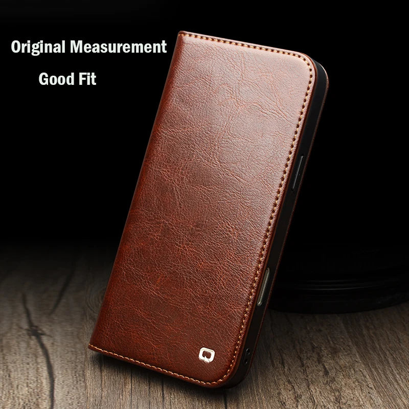 QIALINO Leather Wallet Case for iPhone 17 Pro Max