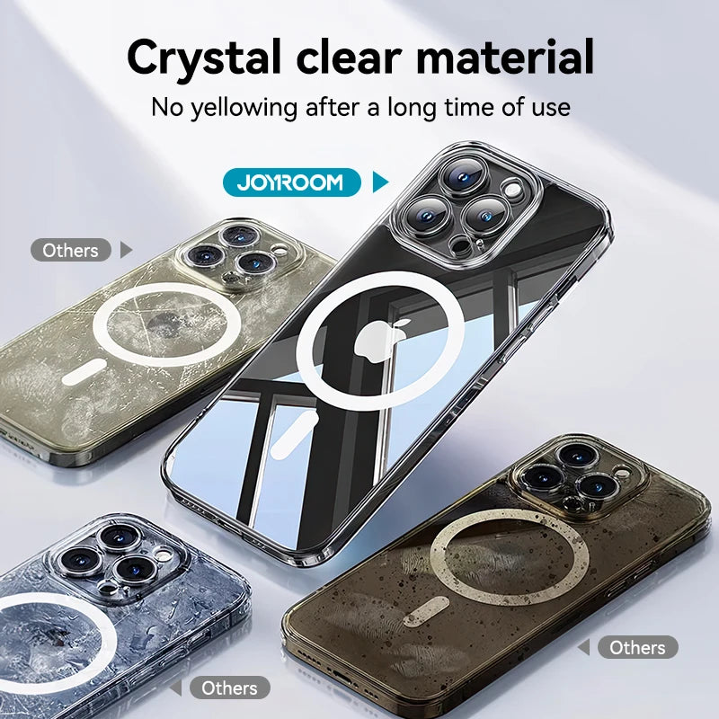 Joyroom Magnetic Transparent Case for iPhone 17/16 Pro Max