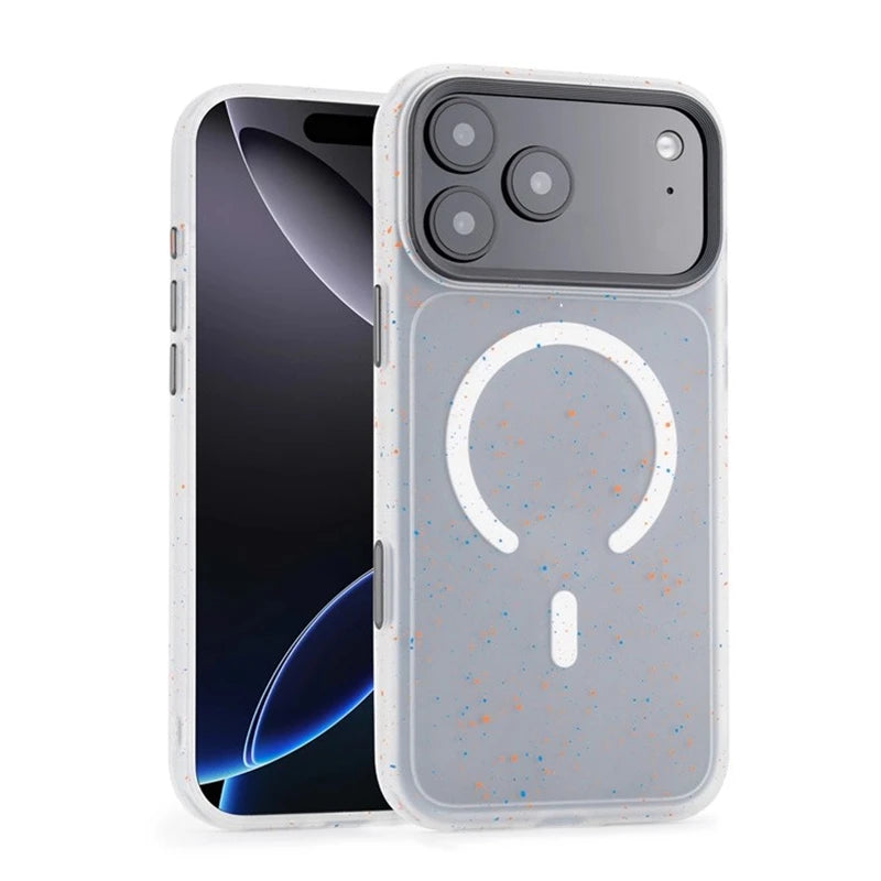Shockproof MagSafe iPhone Case – Art Ink Dots Pattern