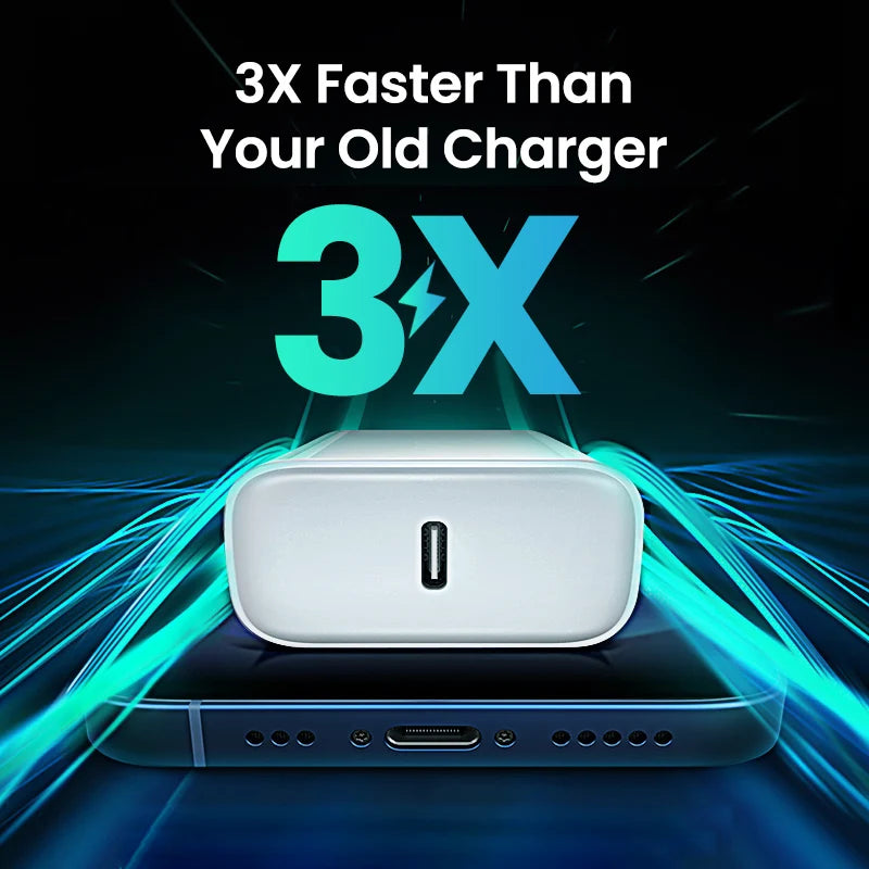 iPhone Fast Charger 35W – Quick Charge Adapter & Cable