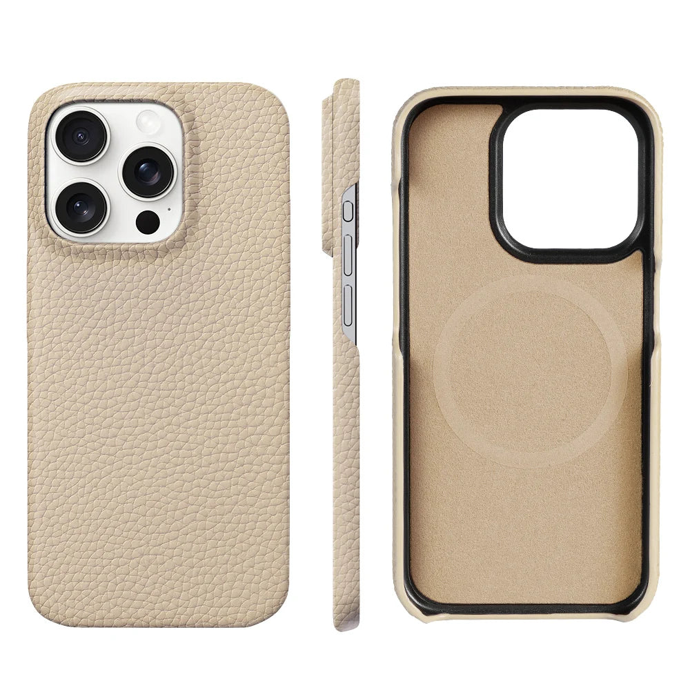 MagSafe Genuine Leather Case for iPhone 17/16/15 Pro Max & Air
