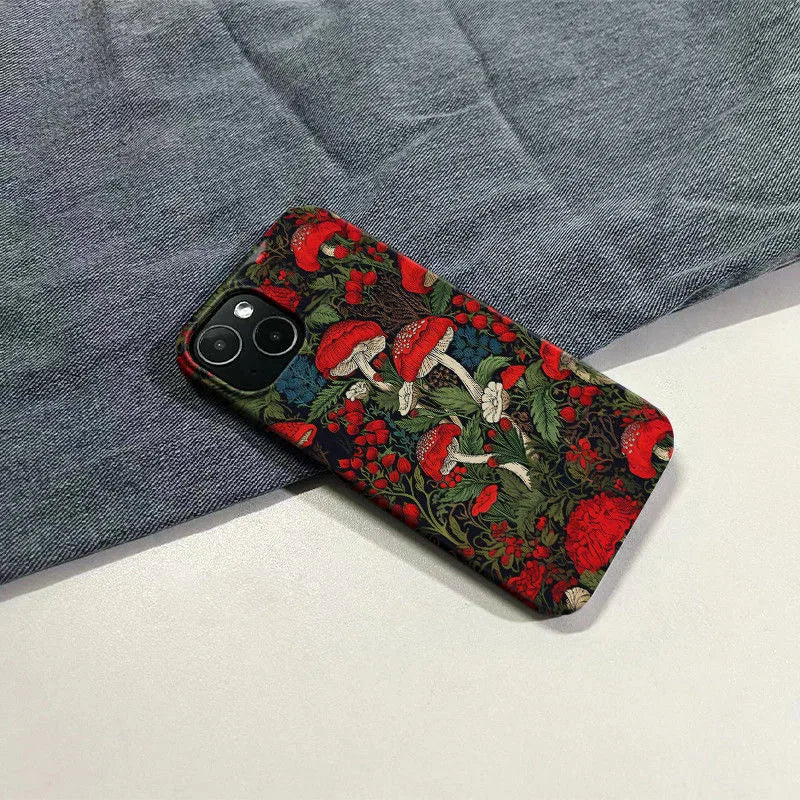 Witch Forest Mushroom iPhone Case – Artistic Cover