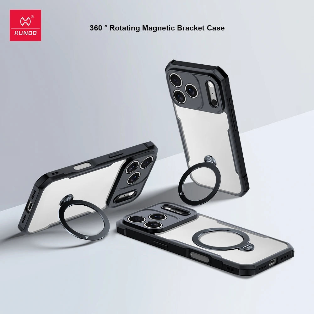 Xundd Magnetic Shockproof Transparent Case for iPhone 17/17 Pro/17 Pro Max