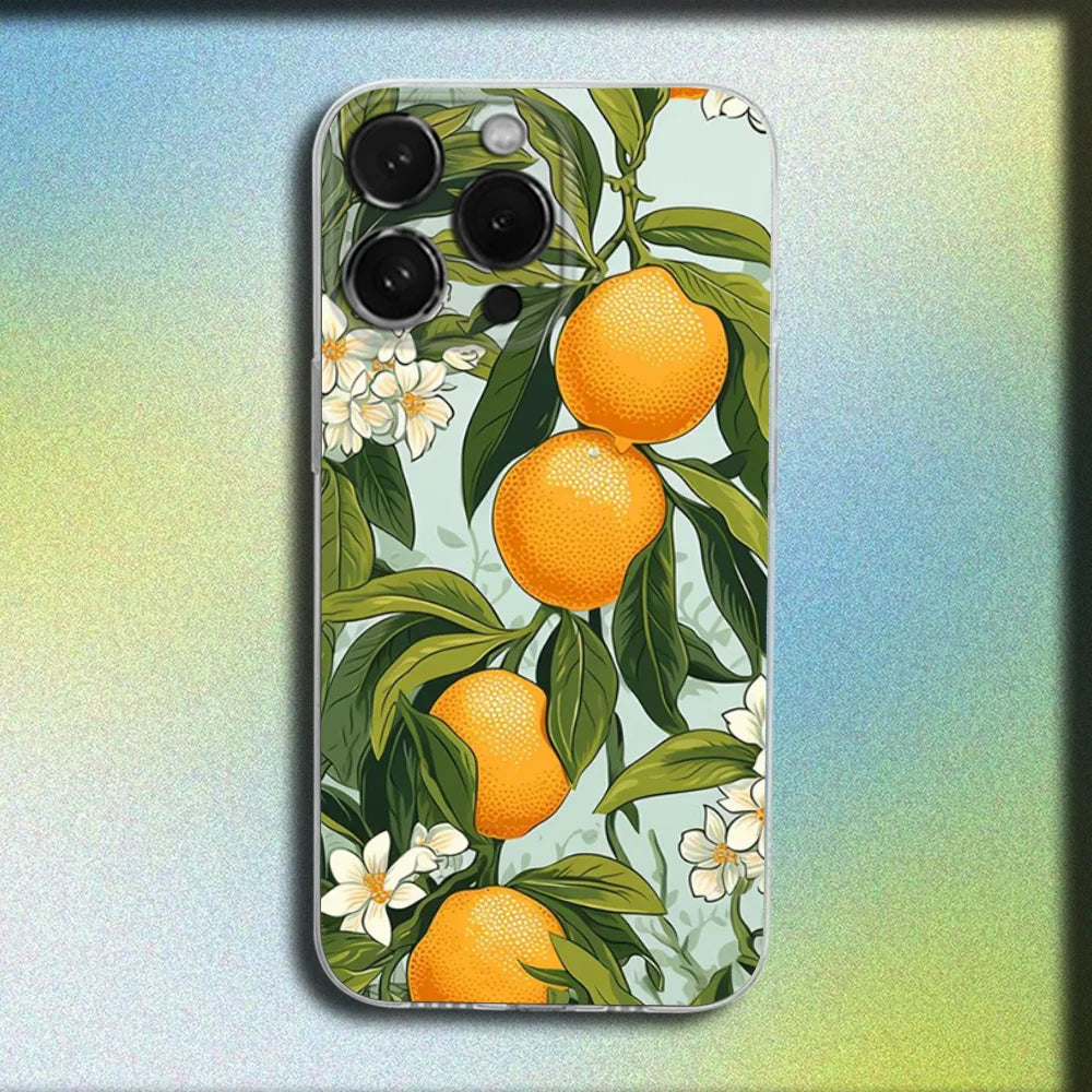 Lemon Art iPhone Case – Clear Soft Cover