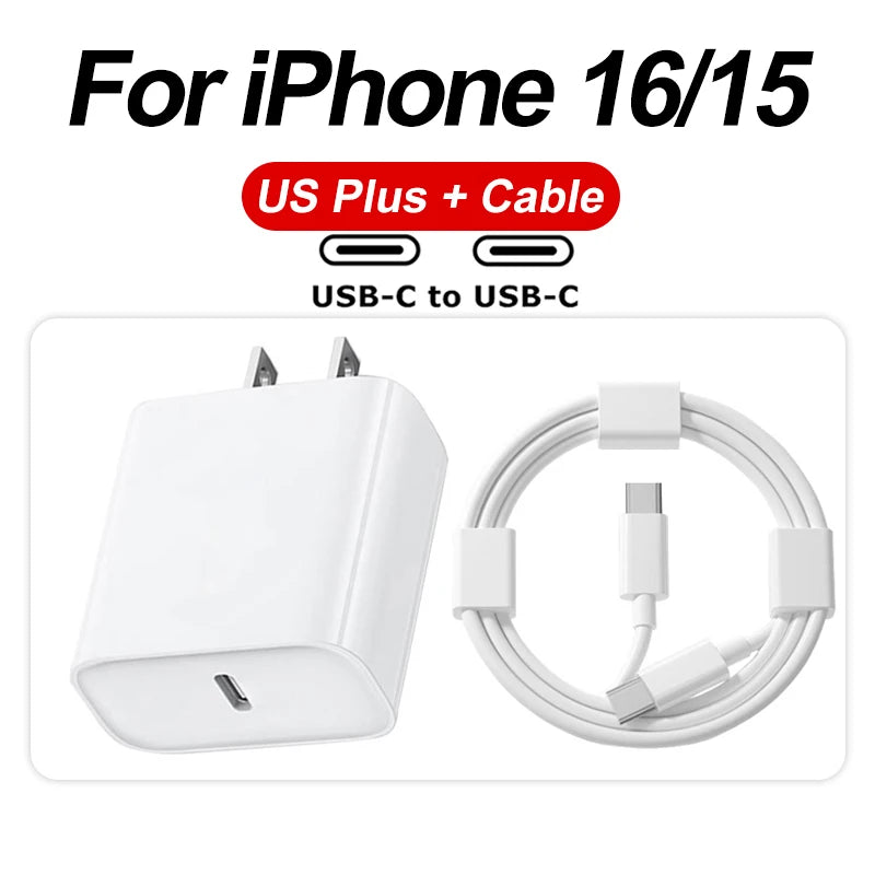 iPhone Fast Charger 35W – Quick Charge Adapter & Cable