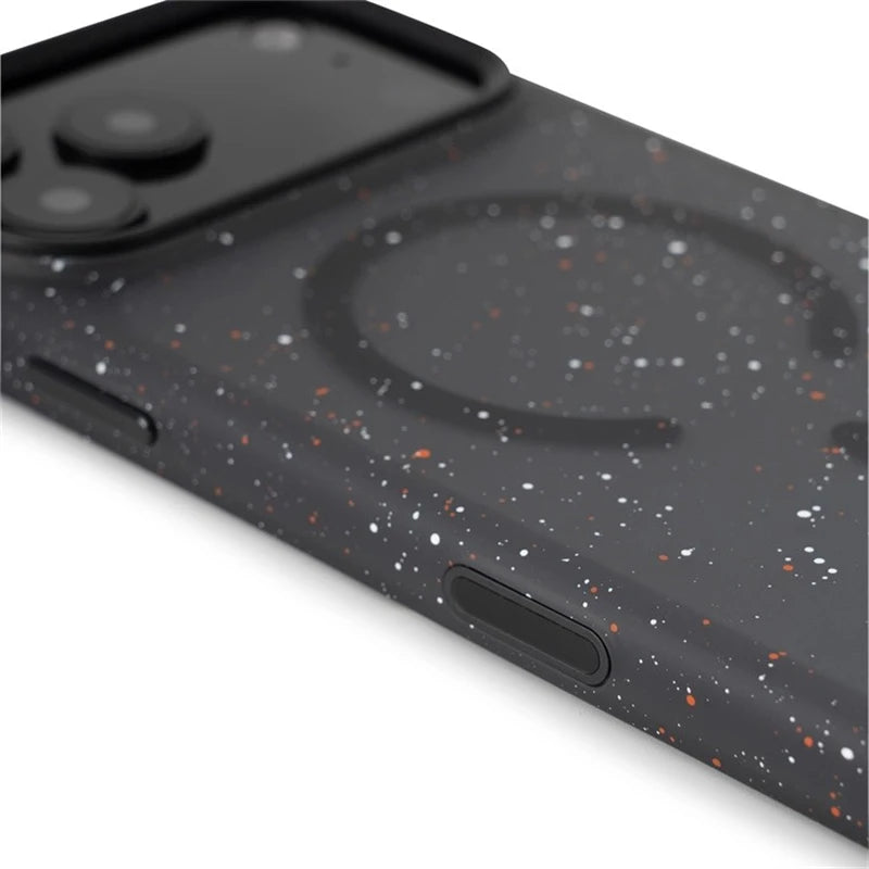 Shockproof MagSafe iPhone Case – Art Ink Dots Pattern