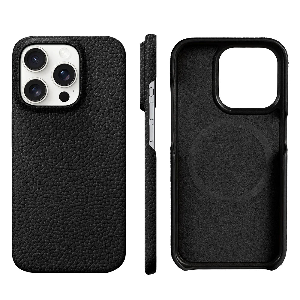 MagSafe Genuine Leather Case for iPhone 17/16/15 Pro Max & Air