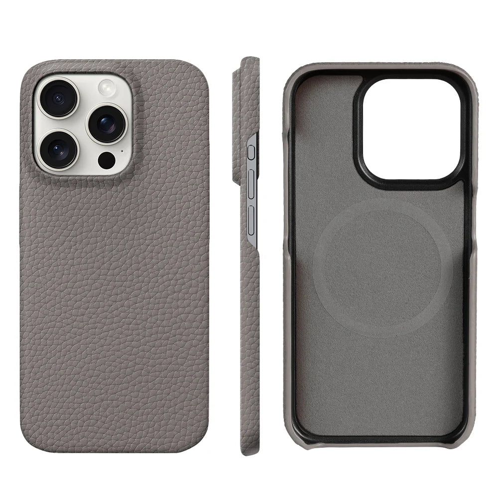 MagSafe Genuine Leather Case for iPhone 17/16/15 Pro Max & Air