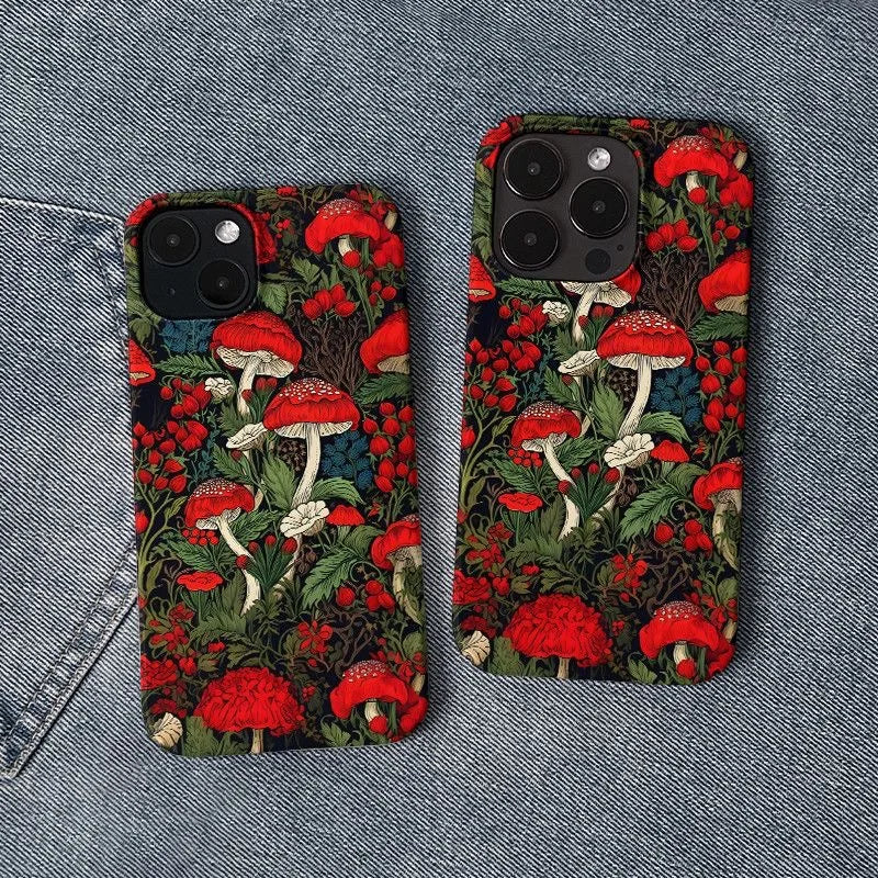 Witch Forest Mushroom iPhone Case – Artistic Cover
