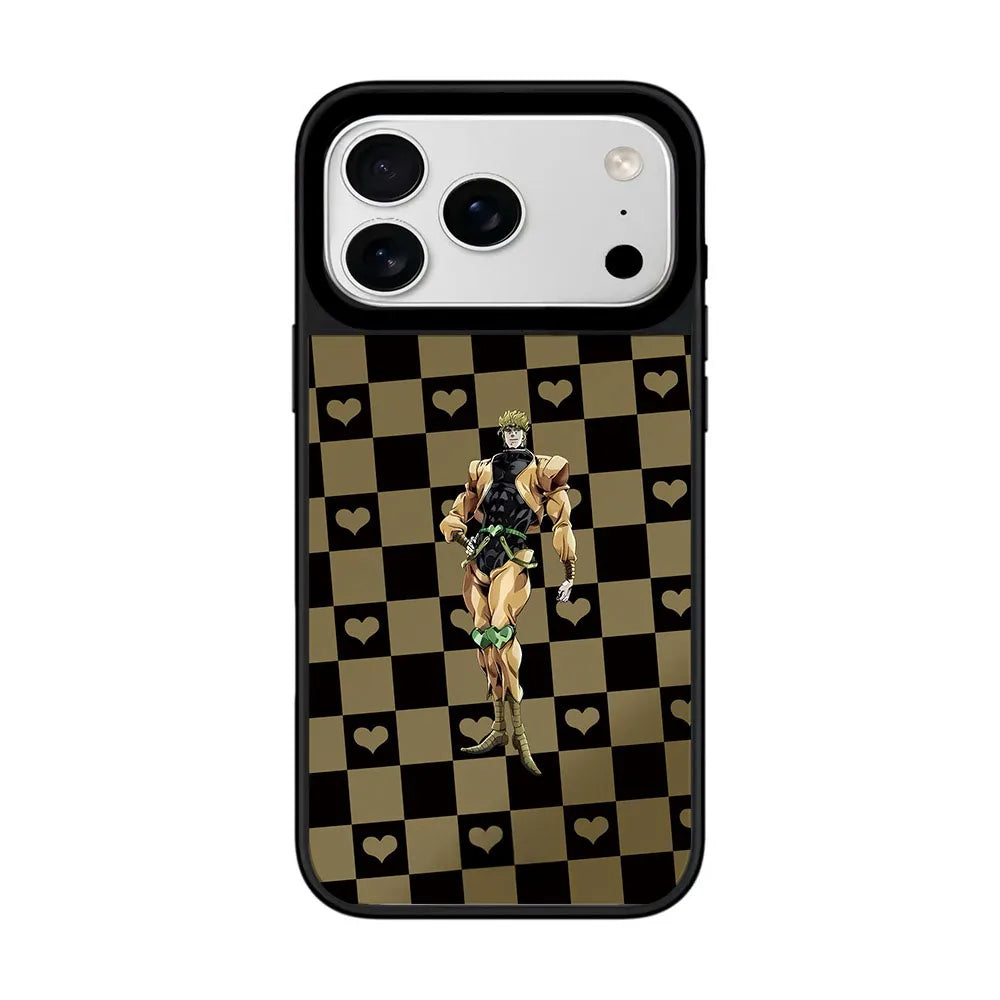 Anime Plaid Mirror iPhone Case – Magnetic Protective Cover