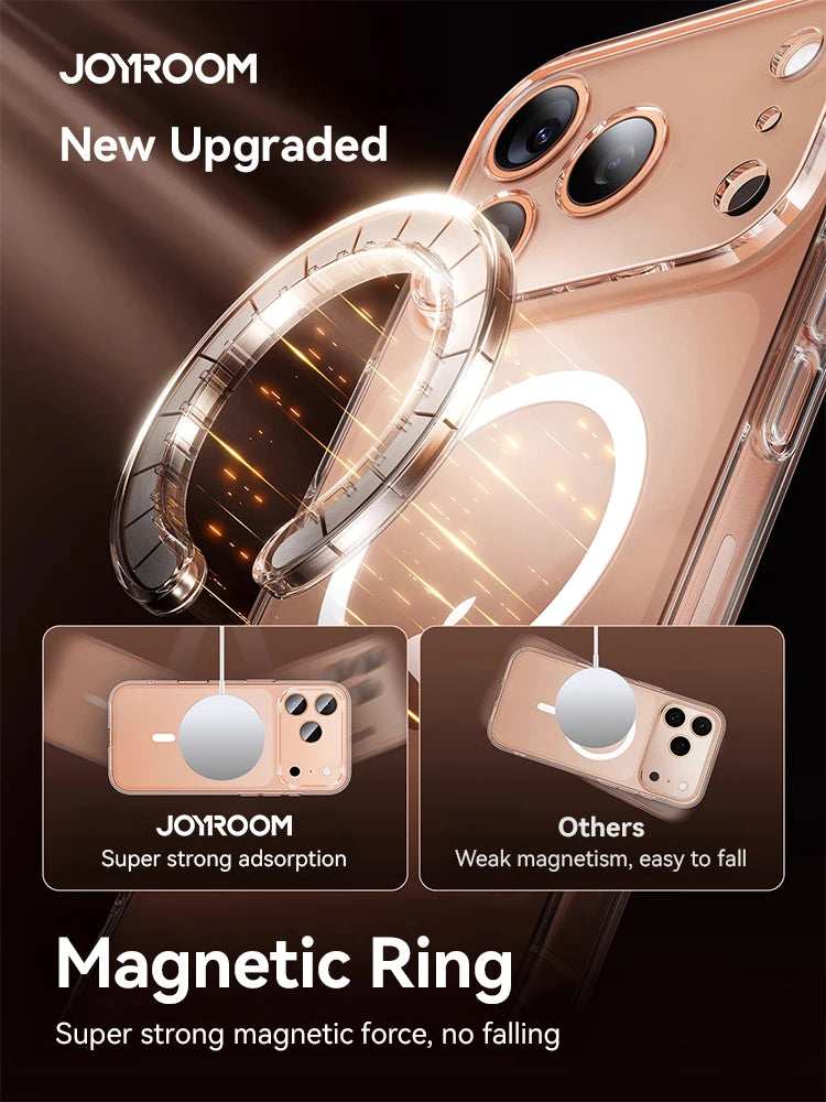 Joyroom Magnetic Case For iPhone 17 Pro Max Case Anti Yellow