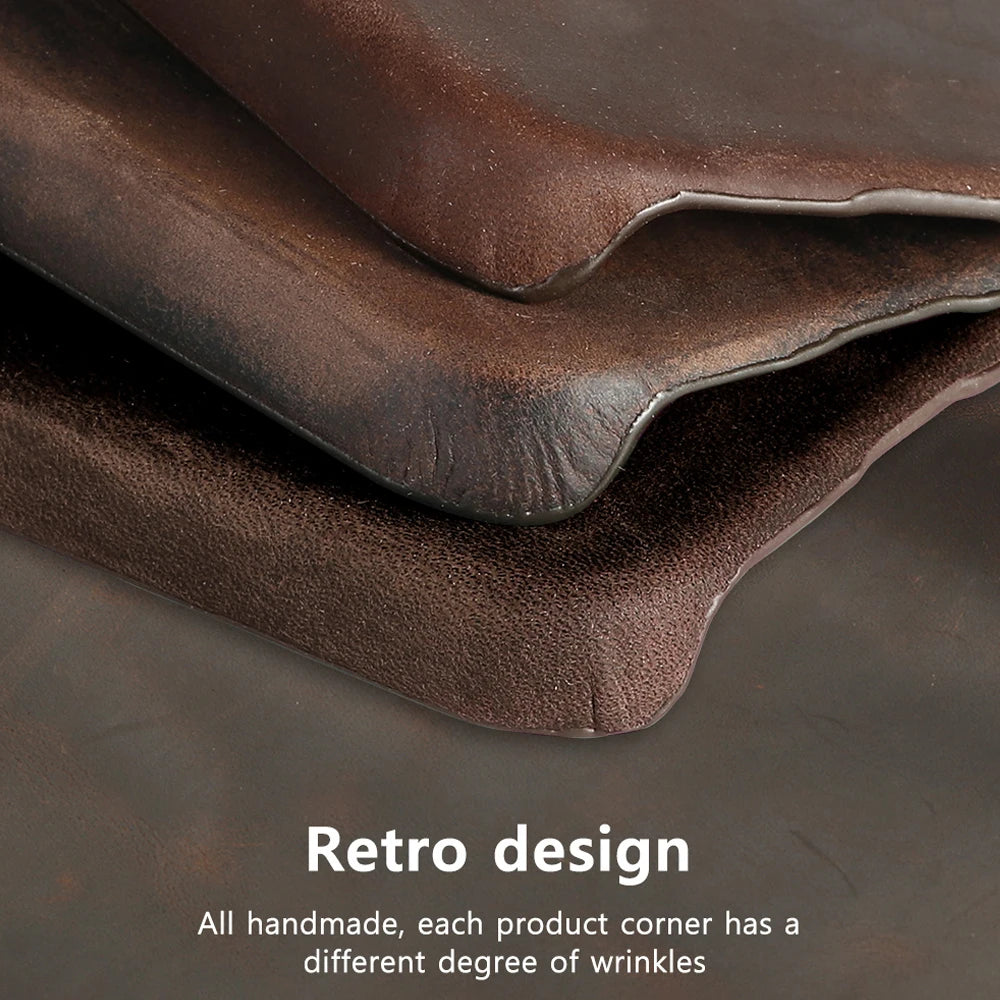 Luxury Genuine Cowhide Leather iPhone Case – MagSafe Compatible