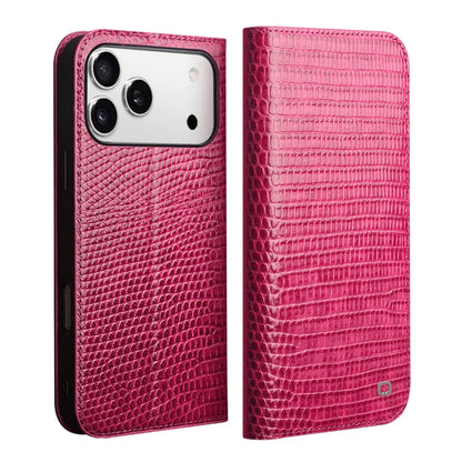 QIALINO Leather Wallet Case for iPhone 17 Pro Max – Pink