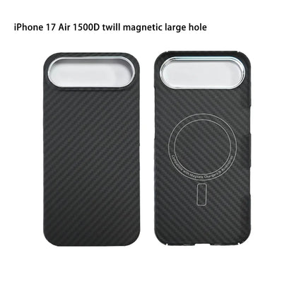 Kevlar Aramid Fiber MagSafe Case for iPhone 17/17 Air/17 Pro Max — Ultra-Thin Shockproof