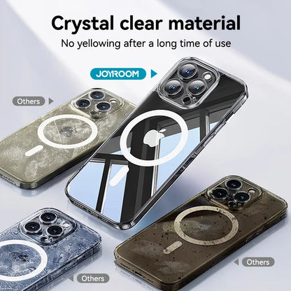 Joyroom Magnetic Transparent Case for iPhone 17/16 Pro Max