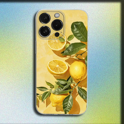 Lemon Art iPhone Case – Clear Soft Cover
