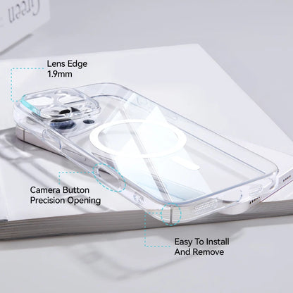Joyroom Magnetic Transparent Case for iPhone 17/16 Pro Max