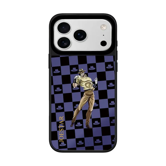 Anime Plaid Mirror iPhone Case – Magnetic Protective Cover