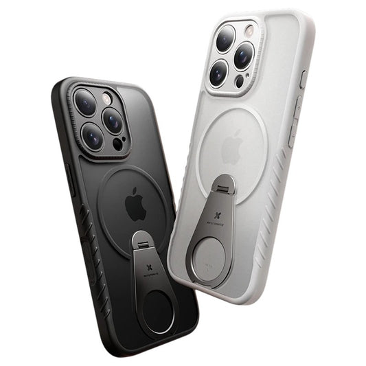 iPhone 17/16/15 Pro Magnetic Case with 360° Rotating Stand Shockproof Case