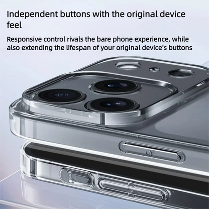 Slim Transparent Soft iPhone Case – Shockproof Silicone Cover