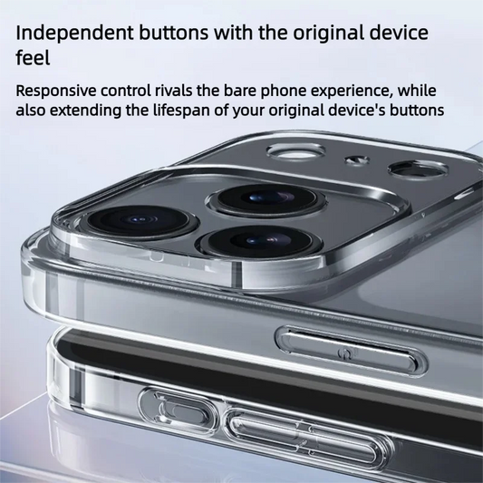 Slim Transparent Soft iPhone Case – Shockproof Silicone Cover