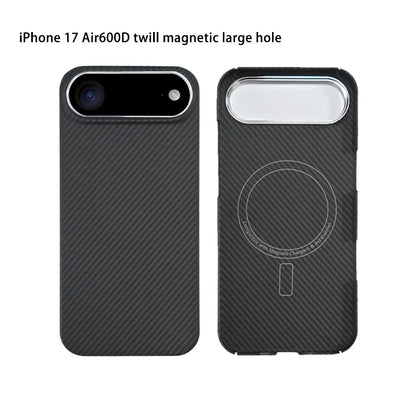 Kevlar Aramid Fiber MagSafe Case for iPhone 17/17 Air/17 Pro Max — Ultra-Thin Shockproof