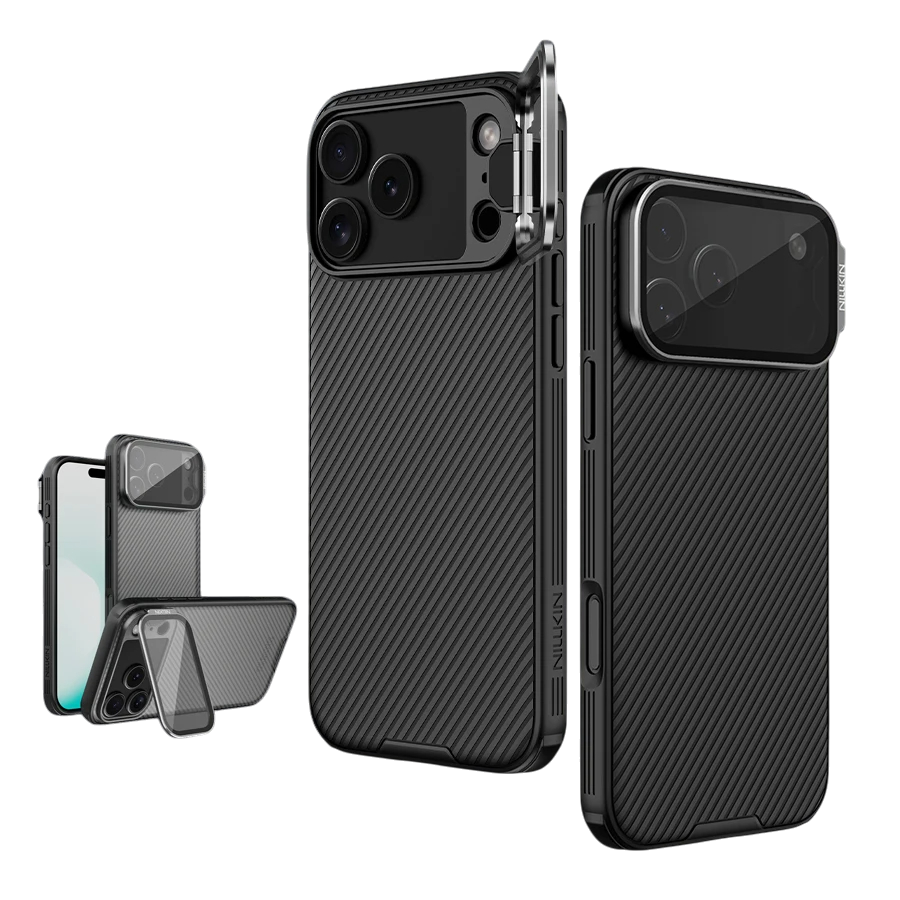 iPhone 17 Pro/17 Pro Max CamShield Case with Camera Cover & Stand