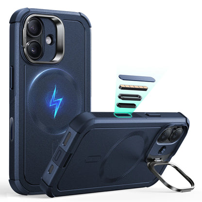 Phone Cover Military-Grade Case with Stash Stand for iPhone 17