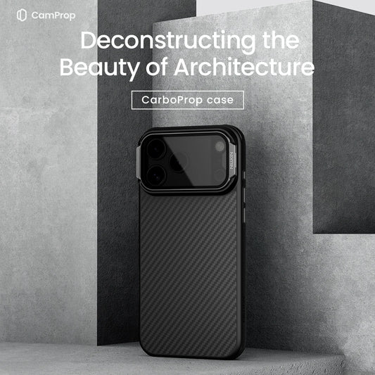 Protective Carbon Fiber iPhone 17 Pro Max Case – Camera Lens Guard