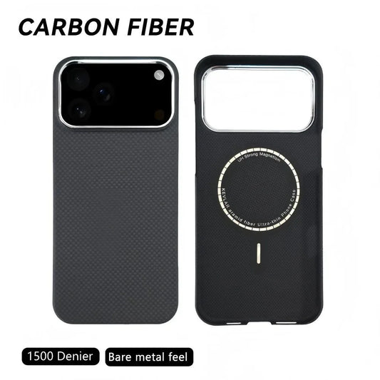 Kevlar Aramid Fiber MagSafe Case for iPhone 17/17 Air/17 Pro Max — Ultra-Thin Shockproof