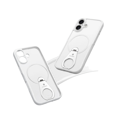 iPhone 17/16/15 Pro Magnetic Case with 360° Rotating Stand Shockproof Case