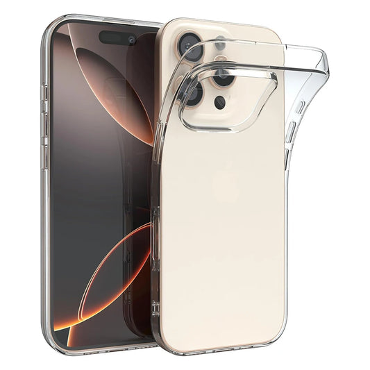 Slim Transparent TPU iPhone Case – Soft & Shockproof