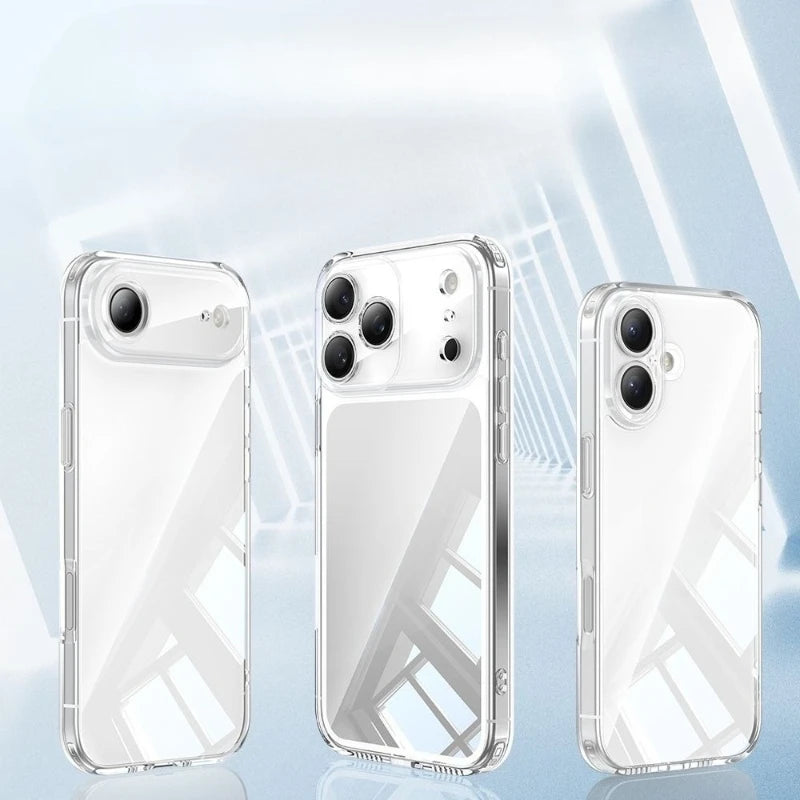 Clear Silicone Protective Cover for iPhone 17 Series