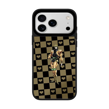 Anime Plaid Mirror iPhone Case – Magnetic Protective Cover