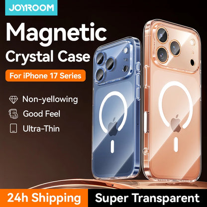 Joyroom Magnetic Case For iPhone 17 Pro Max Case Anti Yellow