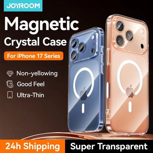 Joyroom Magnetic Case For iPhone 17 Pro Max Case Anti Yellow