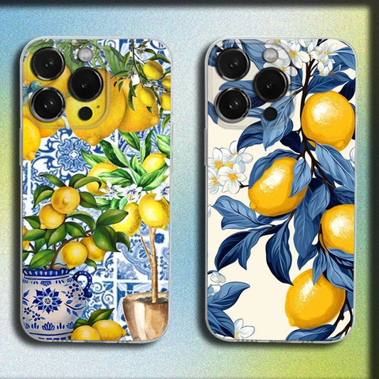Lemon Art iPhone Case – Clear Soft Cover