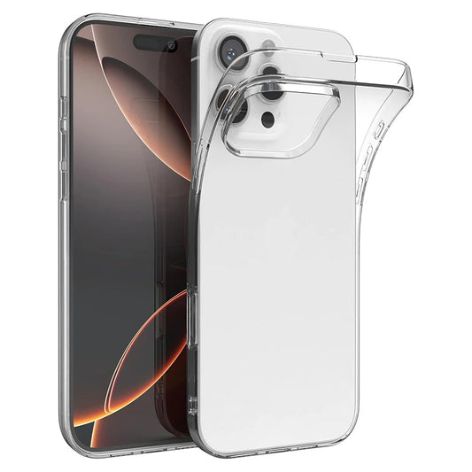 Slim Transparent TPU iPhone Case – Soft & Shockproof