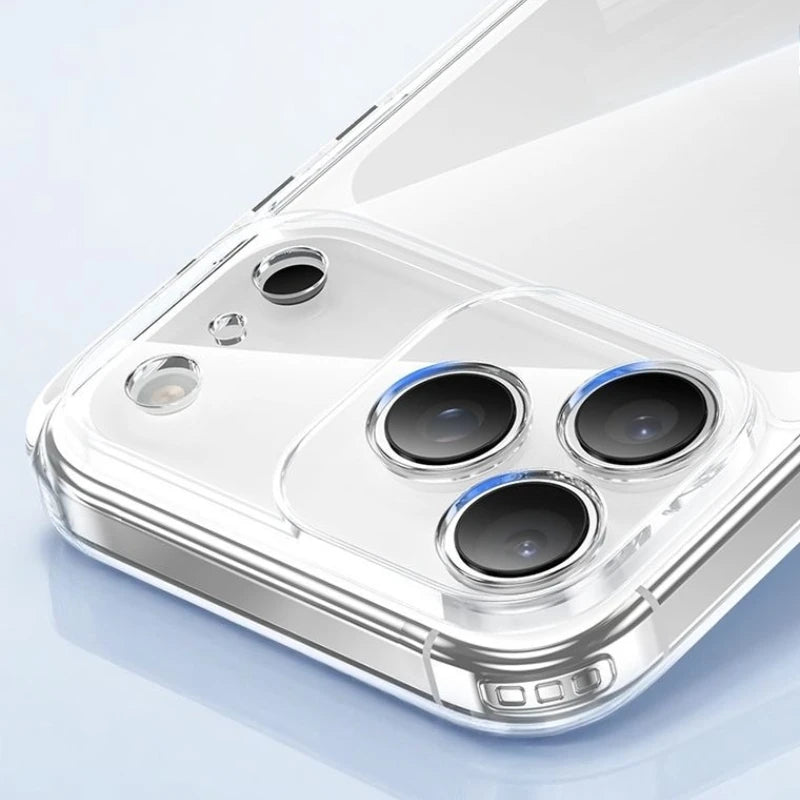 Clear Silicone Protective Cover for iPhone 17 Series