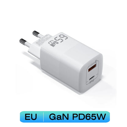 UGOURD 65W Fast Charger Power Adapter With USB A and Type C Quick Charge  For iPad MacBook Air Laptop iPhone
